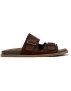 Camper Велурени чехли с каишка с тока