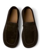 Camper Велурени мокасини Don Тъмнокафяв