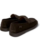 Camper Велурени мокасини Don Тъмнокафяв
