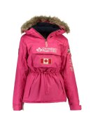 Canadian Peak Зимно яке за момичета - - полиестер - качулка с подвижен косъм - 140 см