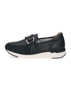 Caprice Мокасини от кожа и еко кожа с перфорации - Ултрамарин синьо