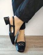 Caprice Обувки с отвор на петата 29501-44 Черни
