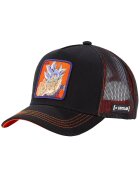 Capslab Бейзболна шапка за мъже - Dragon Ball Super Goku trucker Cap CL-DBS-1-ULT2 - Черна - Един размер
