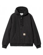 Carhartt WIP Мъжки суичър - Active Jacket - черен - устойчив материал