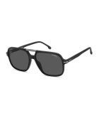 Carrera Слънчеви очила Aviator с лого на раменете - Черен/Сив