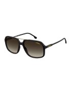 Carrera Унисекс слънчеви очила Aviator с метална рамка - Златист/Черен