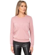 CASA DE MODA VIGO Суитшърт Rosa с овално деколте