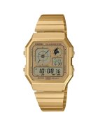 Casio Часовник A130WEG-9AEF - неръждаема стомана - златист - 34мм - водоустойчив 30м