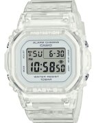 Casio Часовник Baby-G BGD-565US-7ER - спортен - дигитален - прозрачен бял - силиконова каишка - водоустойчив до 100м