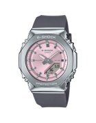 Casio Часовник G-SHOCK GM-S2110-4AER - сив - розов - каучукова каишка - водоустойчив 20 ATM
