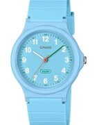 Casio Часовник Кварцов - Водоустойчив - Син - Каучукова каишка