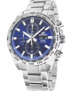 Casio Часовник от инокс с хронограф Сребрист
