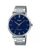 Casio Дамски часовник Collection LTP-VT LTP-VT01D-1B - Аналогов 1585519929 - Сребрист