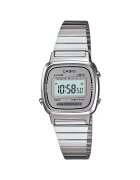 Casio Дамски часовник Vintage Mini LA-670WA-7 - Дигитален 823786235 - Сребрист