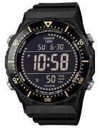 Casio Дигитален часовник от смола Черен