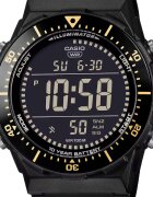 Casio Дигитален часовник от смола Черен