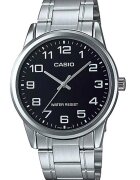 Casio Кварцов часовник с лого Сребрист