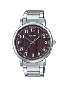 Casio Мъжки часовник - Collection MTP-E MTP-E145L-5B1 - Тъмнокафяв