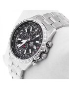 Casio Мъжки часовник Edifice Сребрист