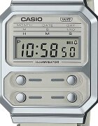 Casio Унисекс часовник с каишка от смола Бледозелен