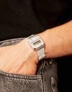 Casio Унисекс часовник с каишка от смола Бледозелен