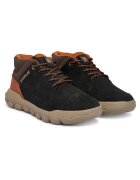 CAT Footwear Мъжки кецове черно/кафяво - естествена кожа - модел Hex Lite Cruise P726