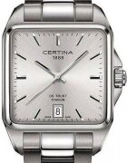 Certina Унисекс титаниев часовник с квадратен циферблат