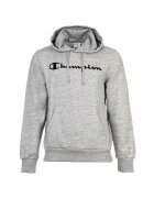 Champion Худи с бродирано лого - Светло сив