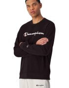 Champion Мъжка спортна тениска памучна - с дълъг ръкав - черна