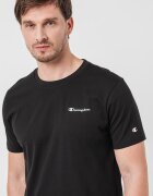 Champion Памучна тениска Basic с лого Черен