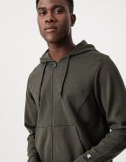 Champion Слим худи с цип Тъмнозелен