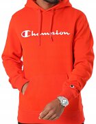 Champion Суитшърт с лого и качулка - Оранжев