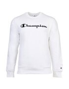 Champion Суитшърт с лого на гърдите - Бял