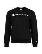 Champion Суитшърт с лого на гърдите - Черен