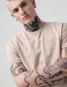 Champion Тениска с бродирано лого Бежов