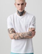 Champion Тениска с бродирано лого Бял