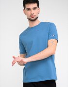 Champion Тениска с бродирано лого Петролно синьо