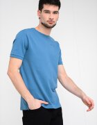 Champion Тениска с бродирано лого Петролно синьо