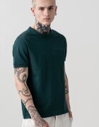 Champion Тениска с бродирано лого Тъмнозелен