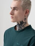 Champion Тениска с бродирано лого Тъмнозелен