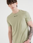 Champion Тениска с овално деколте и лого бледо маслини