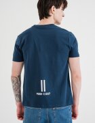 Champion Тениска с овално деколте и лого Бял/Синьо-зелен