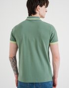 Champion Тениска с яка и контрасти Зелени аспержи