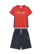 Champion Тренировъчен лайфстайл мъжки екип 306992 RS011 памук червен