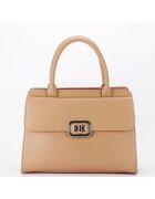 Chrisbella Дамска чанта с портфейл Camel Premium - CB2425-2 13 17116 - Светлокафяв