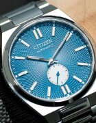 Citizen Автоматичен часовник с верижка от неръждаема стомана Сребрист