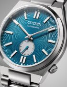 Citizen Автоматичен часовник с верижка от неръждаема стомана Сребрист