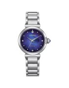 Citizen Дамски часовник EM1060-87L - лимитирана серия - верижка от неръждаема стомана - соларен механизъм - син циферблат - 29x8мм