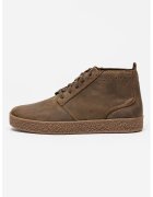 Clarks Боти Streethill от набук - Каки/Карамел