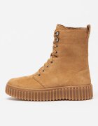 Clarks Боти Torhill от набук Карамел